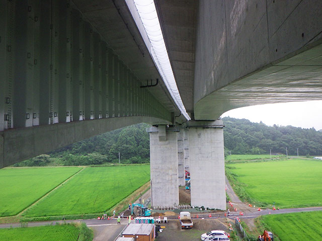 橋梁耐震補強工事(福島県)